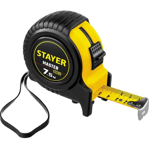 STAYER 7.5 м х 25 мм, рулетка (34025-07)