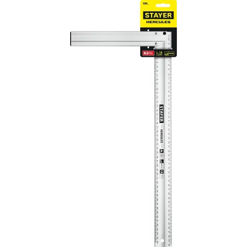 STAYER 500 мм, жесткий столярный угольник, Professional (3432-50)