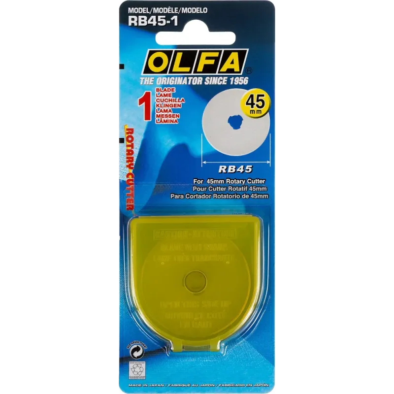 OLFA 45 мм, круговые лезвия (OL-RB45-1)