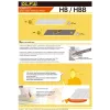 OLFA 25 мм, 20 шт, в пластиковом кейсе, сегментированные лезвия (OL-HB-20)