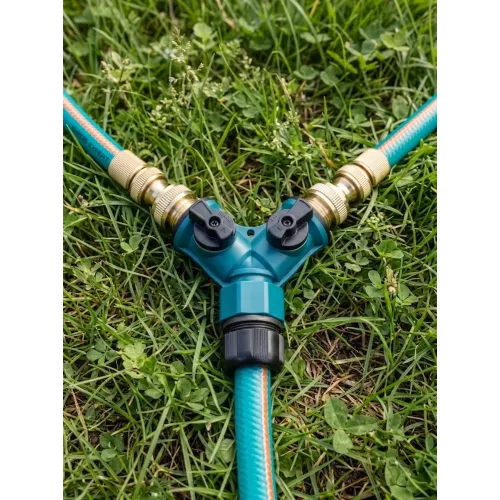 GRINDA BS-1, диаметр 3/4″ - 1″, двухканальный, с внутренней резьбой, из латуни, поливочный распределитель, PROLine (426112)