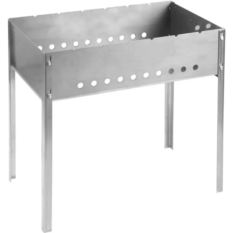 GRINDA Barbecue, 500 x 300 x 500 мм, нержавеющая сталь, 1.5 мм, сборный мангал (427784)