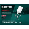 KRAFTOOL AirFlat, LVLP, 1.4 мм, пневматический краскопульт с верхним бачком (06524-1.4)
