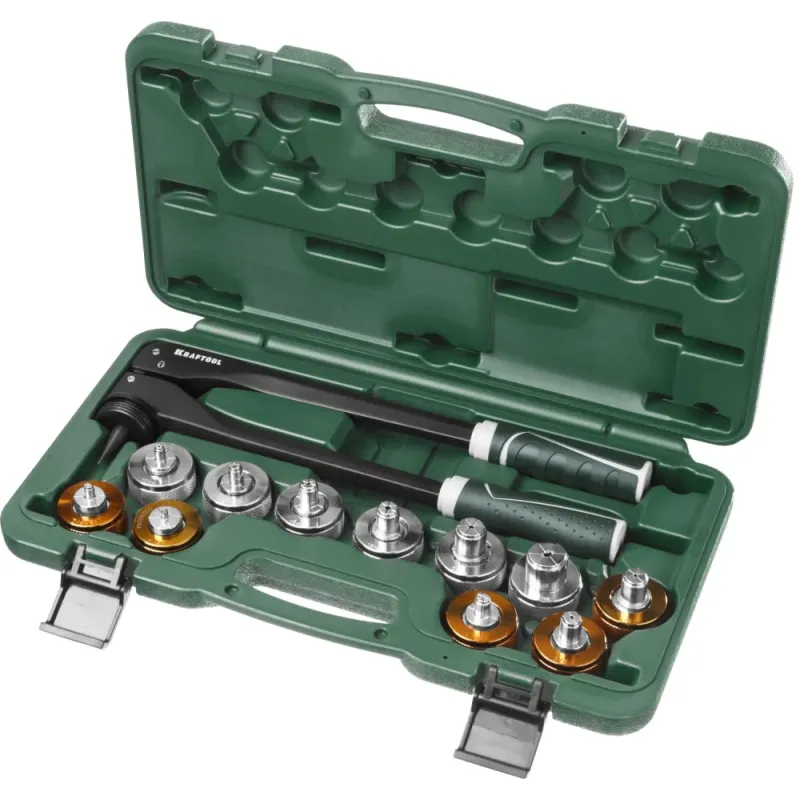 KRAFTOOL Pro Cut, 10 - 28 мм, 1/4 - 7/8″, расширитель-калибратор для труб (23650-H12)