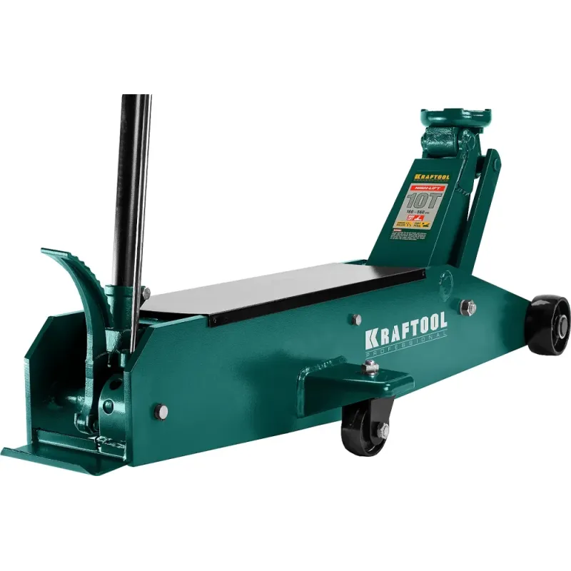 KRAFTOOL HIGH-LIFT, 10 т, 160 - 560 мм, для тяжелой техники, подкатной домкрат (43455-10)