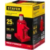STAYER RED FORCE, 25 т, 240 - 375 мм, бутылочный гидравлический домкрат, Professional (43160-25)