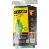 STAYER полиэтилен, зеленый, S-XL, 50 микрон, плащ-дождевик (11610)