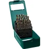 KRAFTOOL COBALT-8, 25 шт, (1-13 мм), сталь М42, HSS-Co(8%), набор сверл по металлу (29656-H25)