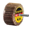 STAYER d 60 x 30 мм, P60, на шпильке d 6 мм, круг шлифовальный лепестковый (36608-060)