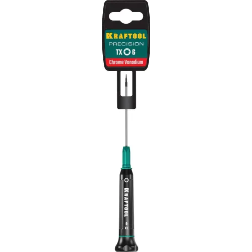 KRAFTOOL Precision TX6, отвертка для точных работ (25684-06)