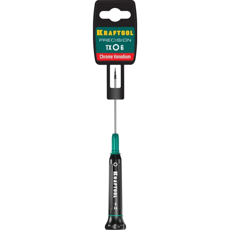 KRAFTOOL Precision TX6, отвертка для точных работ (25684-06)