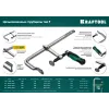 KRAFTOOL Forge FF-300/120, 120 х 300 мм, цельнокованая струбцина F (32014-120-300)