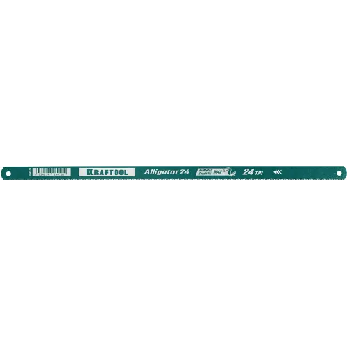KRAFTOOL Alligator-24, 24 TPI, 300 мм, биметаллическое гибкое полотно по металлу (15942-24-1)