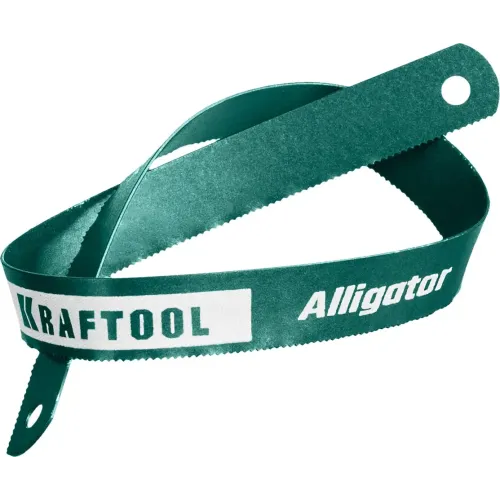 KRAFTOOL Alligator-24, 24 TPI, 300 мм, биметаллическое гибкое полотно по металлу (15942-24-S10)