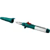 KRAFTOOL SolderGas, 120 K, 30 - 120 Вт, 1300°С, горелка, фен, пьезоподжиг, набор 10 в 1, газовый паяльник (55503-H10)