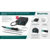 KRAFTOOL KPI-10, 50 - 480°C, 100 Вт, 3 жала Т12, программируемая паяльная станция (55343)