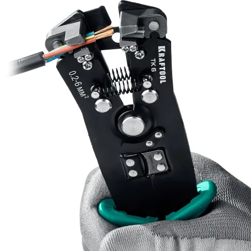 KRAFTOOL TK-6, 0.2 - 6 мм2, автоматический стриппер (22635)