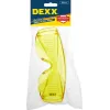 DEXX жёлтые защитные очки, открытые, оптический класс 1 (11051)