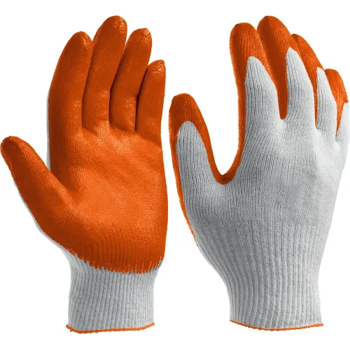 STAYER PROTECT, L-XL, х/б перчатки с одинарным латексным обливом (11408-XL)