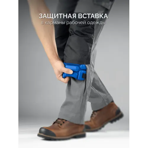 ЗУБР УНИВЕРСАЛ вставка-наколенники защитные из ЭВА, 2 крепежных ремня, Профессионал (11528)