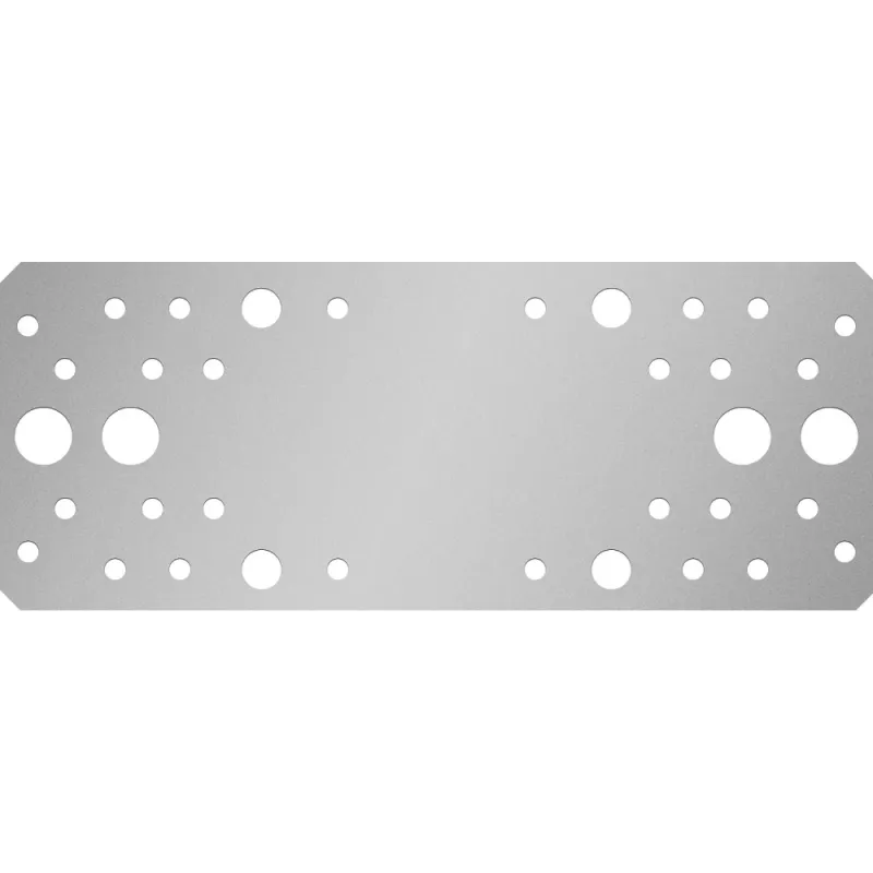 ЗУБР КП-2.5, 200 x 80 x 2.5 мм, цинк, крепежная пластина (31023-200)