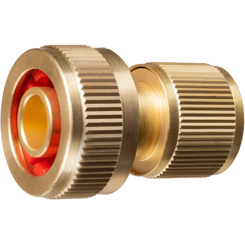 GRINDA BC-34A, 3/4″ с автостопом, из латуни, для шланга, быстросъёмный соединитель, PROLine (8-426130)