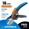 GRINDA P-56, 205 мм, легированная сталь, двухкомпонентные рукоятки, контактный секатор, PROLine (423456)