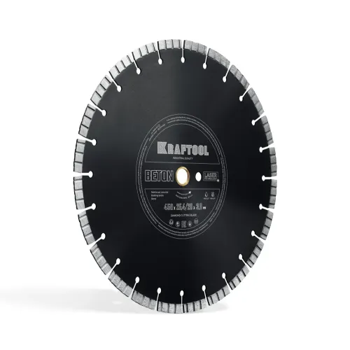 KRAFTOOL BETON 450 мм (25.4/20 мм, 12х3.8 мм), алмазный диск (36686-450)