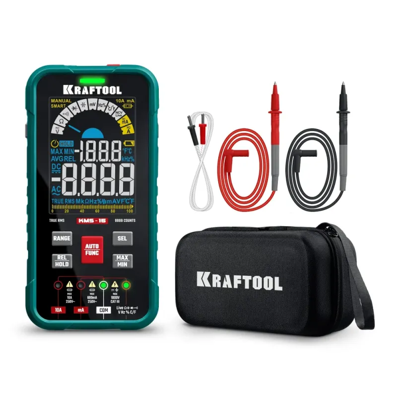 KRAFTOOL KMS-15 смарт-мультиметр цифровой (59870)