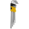 STAYER HERCULES HEX, 9 шт, набор длинных шестигранных ключей (2741-H9)