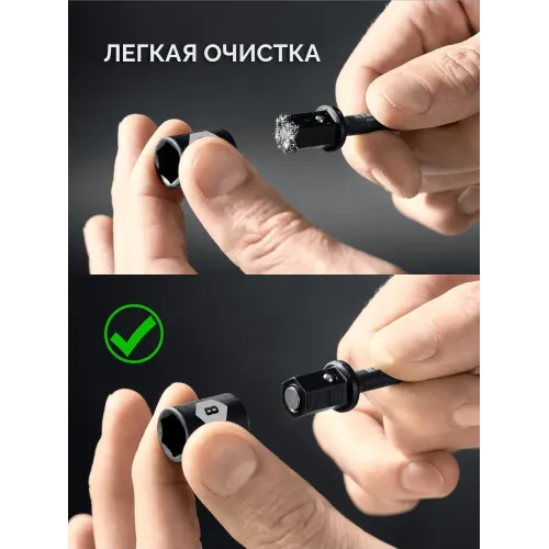 KRAFTOOL CLEAN “Nut driver”, 8 мм, бита с торцовой головкой (26371-08)