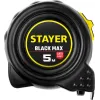 STAYER BlackMax, 5 м х 25 мм, рулетка с двумя фиксаторами, Professional (3410-05-25)
