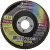 ЛУГА 125 мм, P80, КЛТ, Круг лепестковый торцевой (3656-125-80)