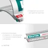 KRAFTOOL KRAFT-LINE, 0.6 м, усиленная алюминиевая линейка со стальной направляющей (34275-60)