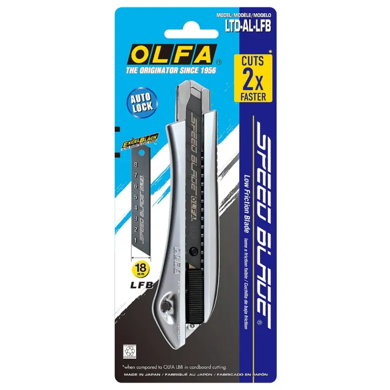OLFA 18 мм, с сегментированным лезвием, нож (OL-LTD-AL-LFB)