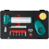 KRAFTOOL Multi torch, 30 - 150 Вт, 1300°С, набор 8 в 1: горелка, фен, пьезоподжиг, газовый паяльник (55506-H8)