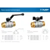ЗУБР d 1″, ручка-рычаг, ″папа-папа″, полнопроходной шаровой кран (51326-1)