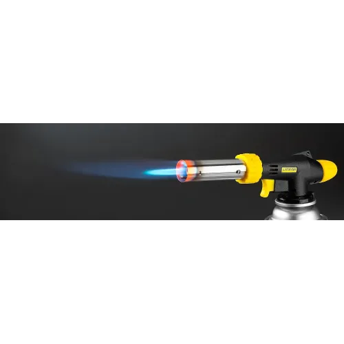 STAYER ProTerm PG 500, 1300°C, увеличенный выход пламени, газовая горелка с пьезоподжигом на баллон с цанговым соединением, Professional (55580)