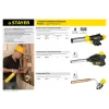 STAYER ProTerm PG 500, 1300°C, увеличенный выход пламени, газовая горелка с пьезоподжигом на баллон с цанговым соединением, Professional (55580)
