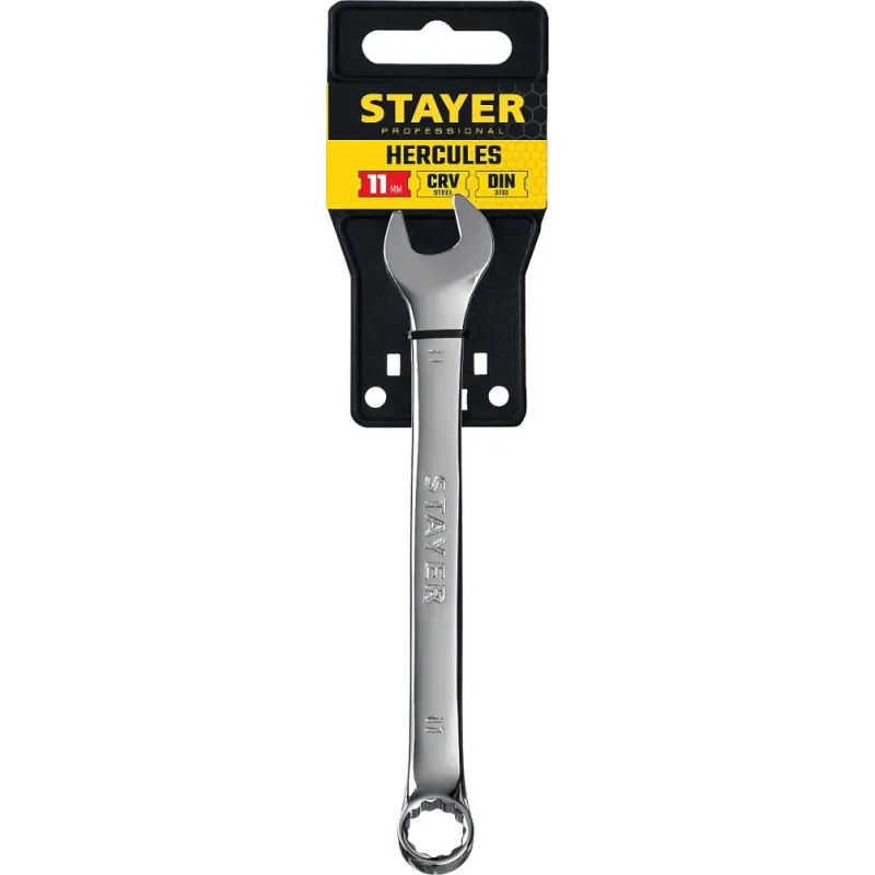 STAYER HERCULES, 11 мм, комбинированный гаечный ключ, Professional (27081-11)