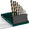 KRAFTOOL COBALT-8, 10 шт, (1-10 мм), сталь М42, HSS-Co(8%), набор сверл по металлу (29656-H10)