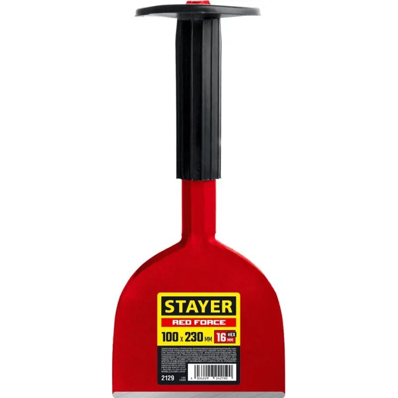 STAYER Red Force, 100 х 230 мм, зубило-конопатка с протектором (2129)