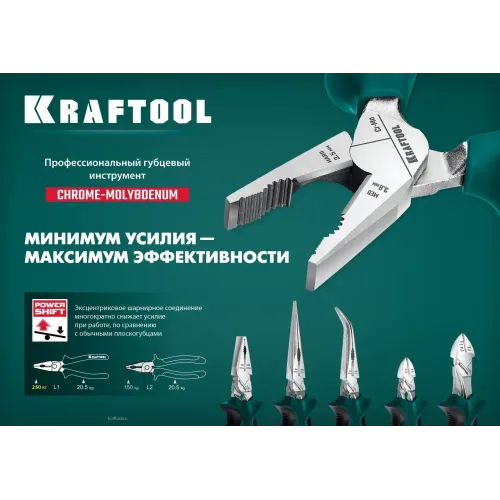 KRAFTOOL 160 мм, бокорезы (22011-5-16)