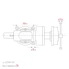 KRAFTOOL 3D-Steel, 150 мм, слесарные тиски (32704-150)