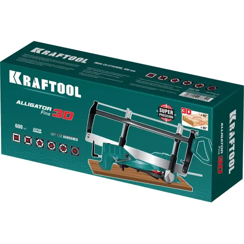 KRAFTOOL Alligator 3D, 600 мм, стусло прецизионное поворотно-наклонное (15451-600)