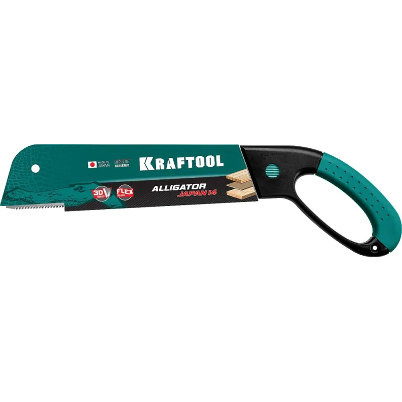 KRAFTOOL Alligator Japan 14, 300 мм, ножовка по дереву (1-15181-30-14)