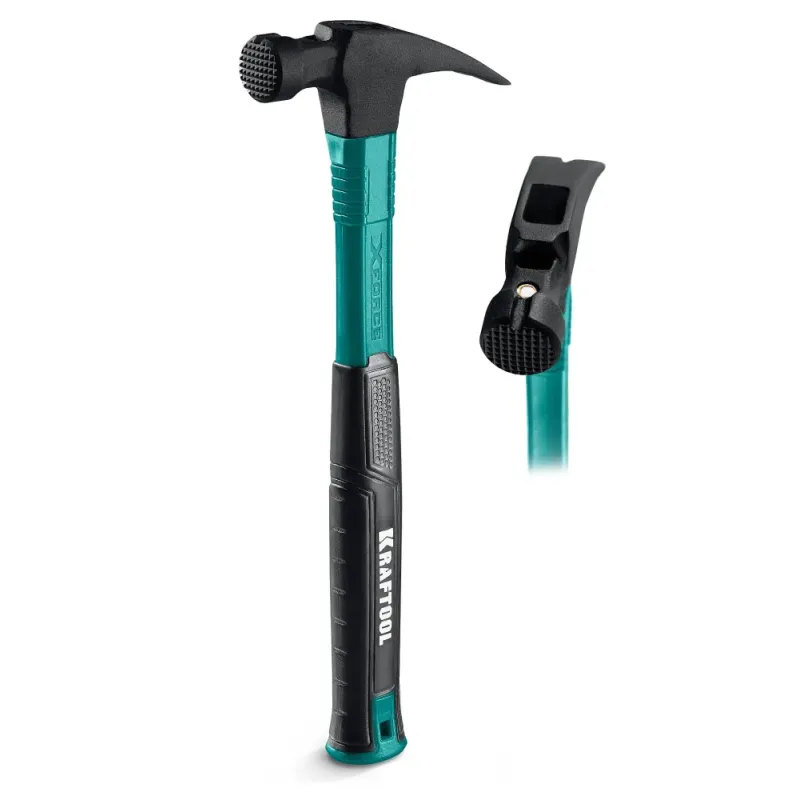 KRAFTOOL X-FORCE 560 г, столярный молоток-гвоздодёр (20265-56)