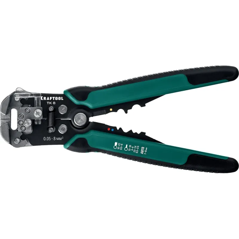 KRAFTOOL TK-8, 0.05 - 8 мм2, автоматический стриппер (22637)