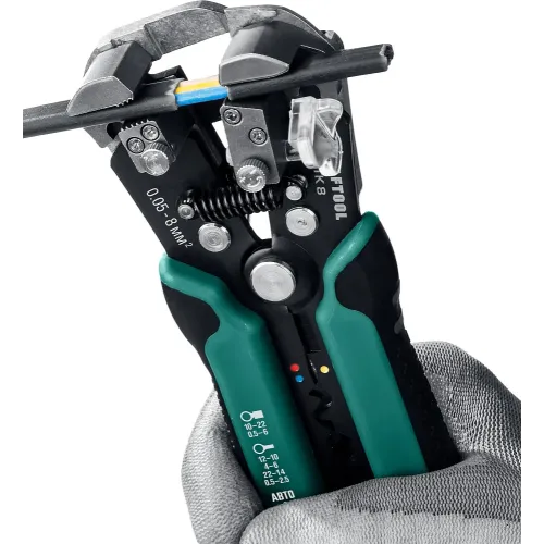 KRAFTOOL TK-8, 0.05 - 8 мм2, автоматический стриппер (22637)