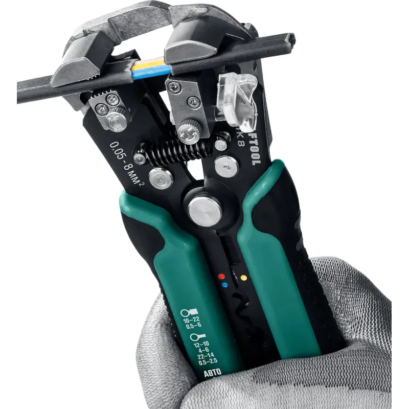 KRAFTOOL TK-8, 0.05 - 8 мм2, автоматический стриппер (22637)